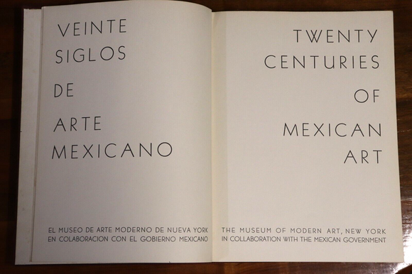 1940 Twenty Centuries Of Mexican Art 1st Edition Mexican Art Reference Book