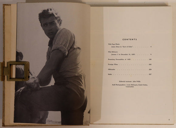 1956 Daniel Blum's Screen World Vintage Film & Cinema History Book