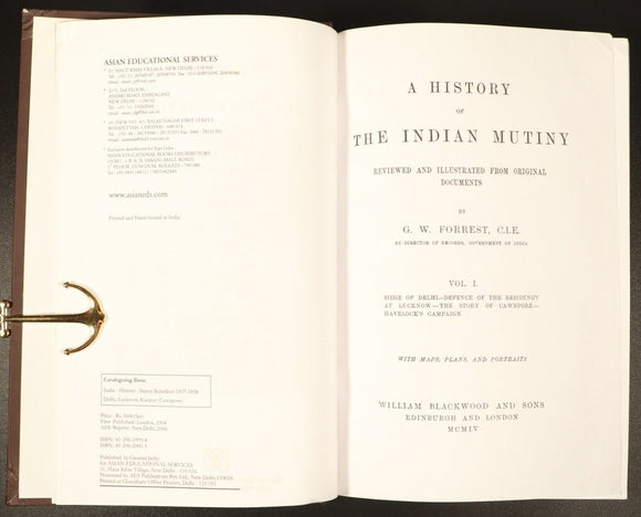 2006 3vol History Of The Indian Mutiny by GW Forrest Military History Book Set
