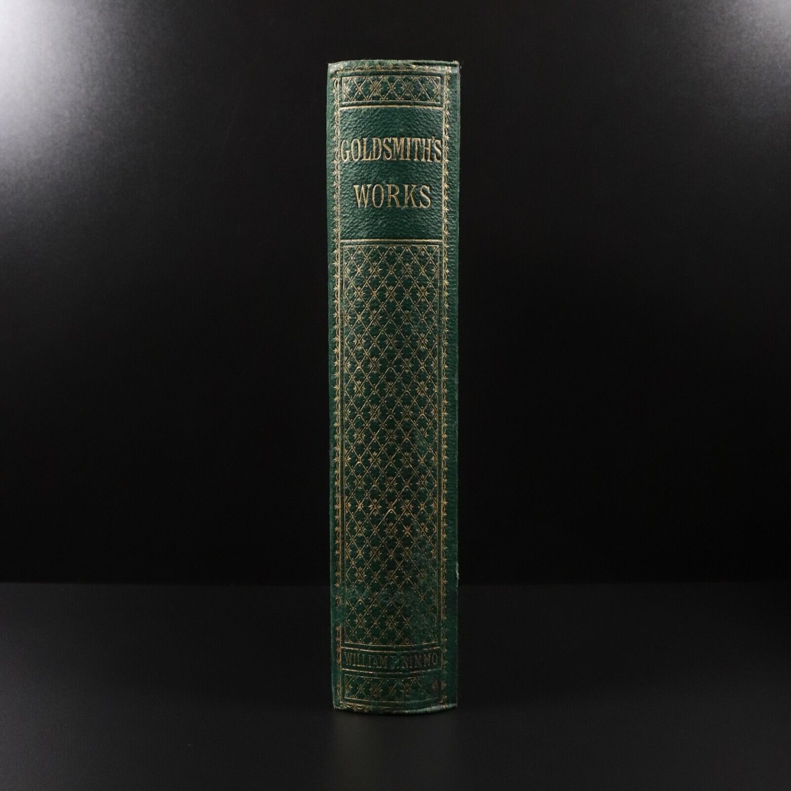 1865 Miscellaneous Works Of Oliver Goldsmith Antique British Literature Book