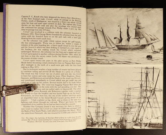 1978 Through The Rip Ships Of Old Port Phillip Australian Maritime History Book
