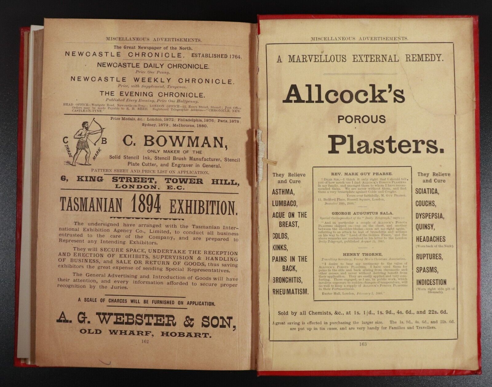 1894 Australian Handbook Directory Business Guide Antiquarian Reference Book