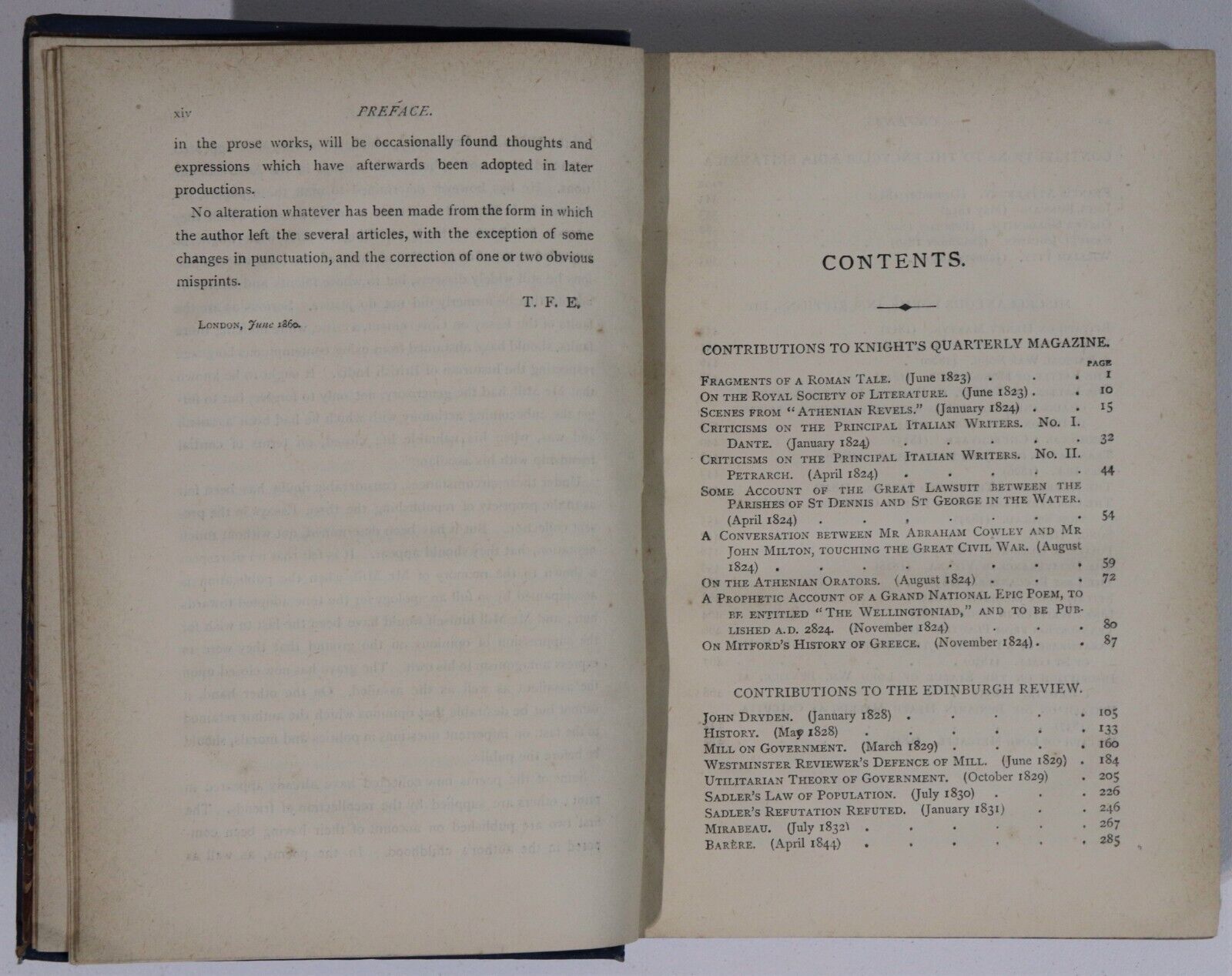 1889 Writings & Speeches Of Lord Macaulay Antique British History Book