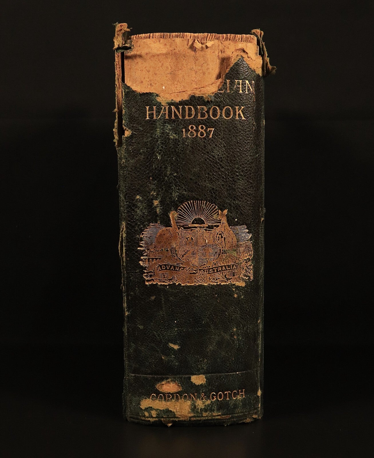 1887 Australian Handbook Directory Business Guide Colonial History Book Maps