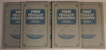 1979 5vol Port Phillip Gazette 1838 to 1841 Australian Newspaper History Books - 0