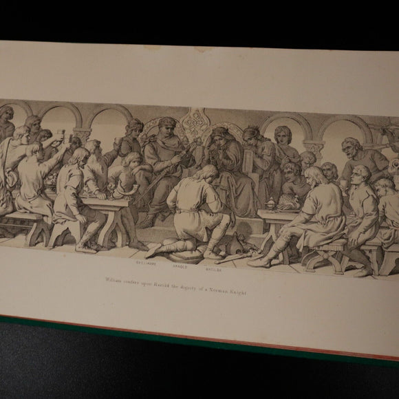 1866 Story Of The Norman Conquest by Daniel Maclise Antique British History Book