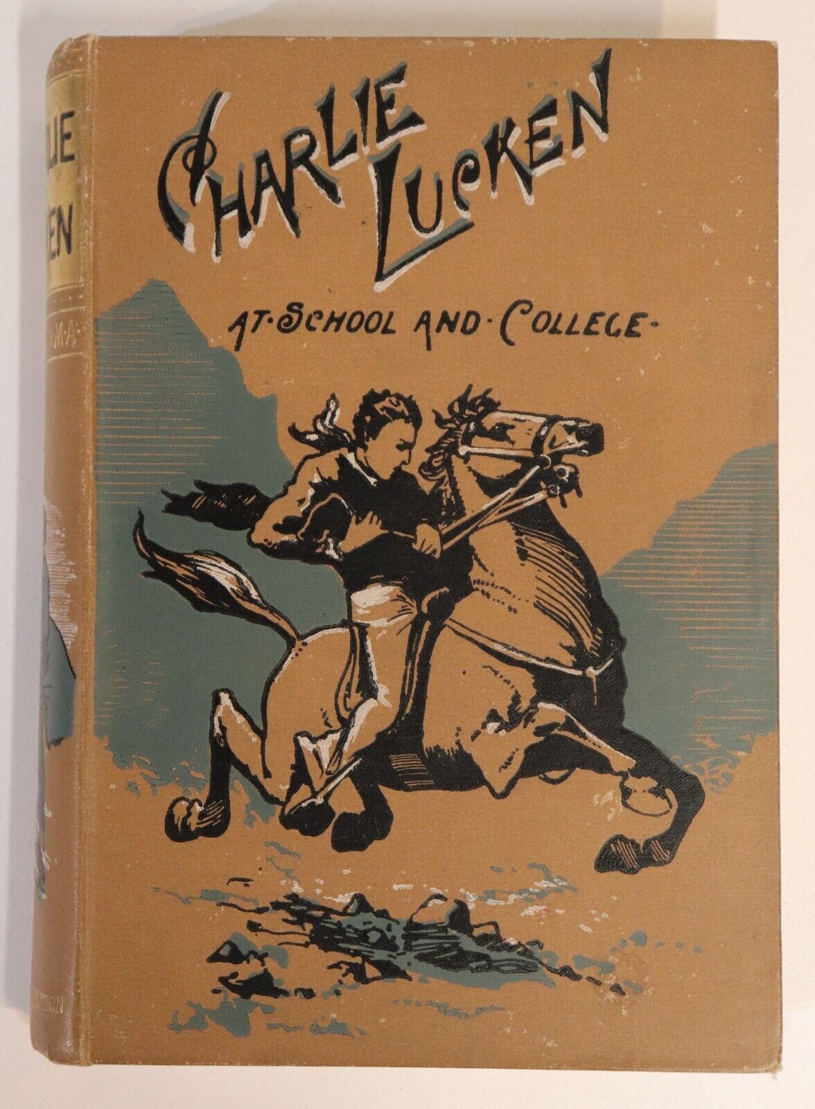 1893 Charlie Lucken by H.C. Adams Antique Illustrated British Fiction Book