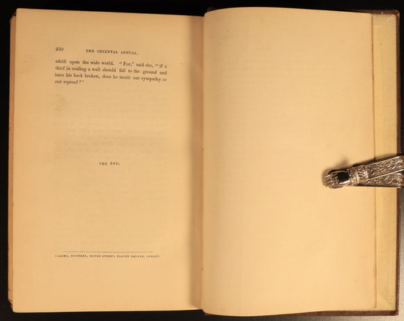 The Oriental Annual by Thomas Bacon 1839 Illustrated Antiquarian Travel Book