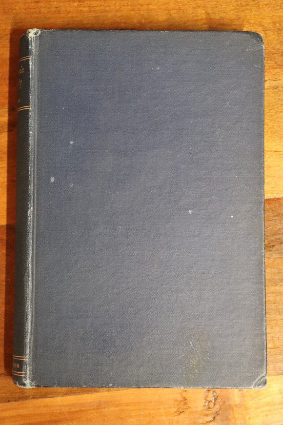 1933 Economic Society by Victor Cohen Antique British History Economics Book