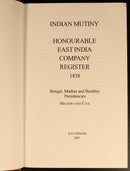 Indian Mutiny East India Company Register 1858 Military History Book Savannah-5