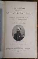 1876 The Cruise of HMS Challenger by WJJ Spry Antiquarian Exploration Book-4