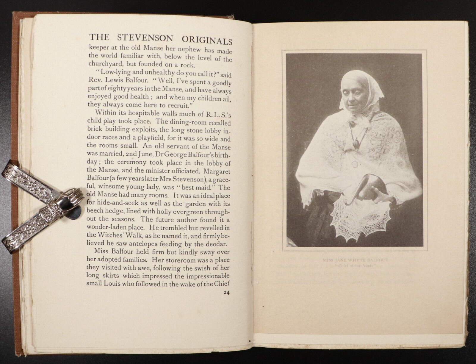 1912 The Robert Louis Stevenson Originals by B. Blantyre Simpson History Book