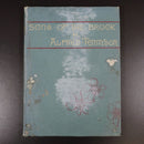 c1888 Song Of The Brook by Alfred Tennyson Antique Illustrated Poetry Book-1