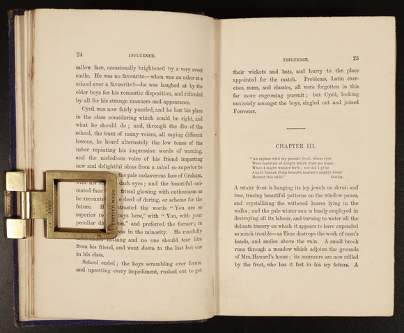 1856 Influence by Matilda Anne Mackarness Antiquarian British Fiction Book