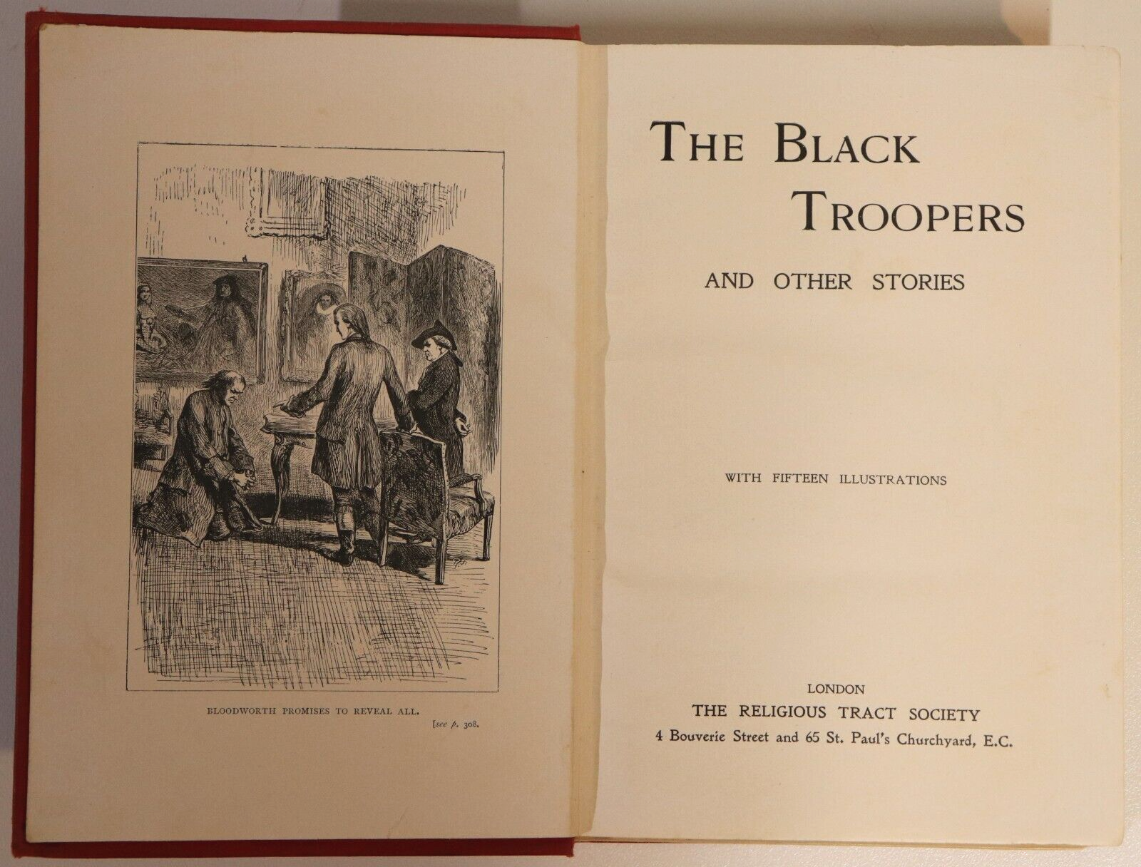 c1910 The Black Troopers & Other Stories Antique Australian Fiction Book