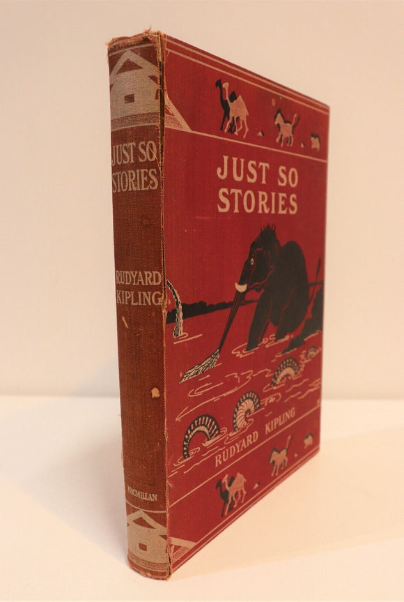 1953 Just So Stories by Rudyard Kipling Vintage British Childrens Fiction Book