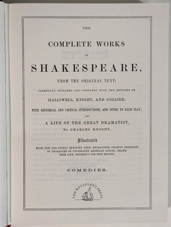 1987 3vol The Complete Works of Shakespeare Classic Literature Book Set