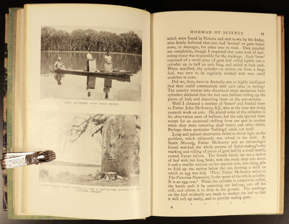 1944 On The Wallaby by Charles Barrett Australian Natural History Book 1st Ed