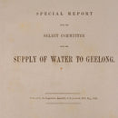 1858 Water Supply To Geelong Colony Of Victoria Government Report History Book-3