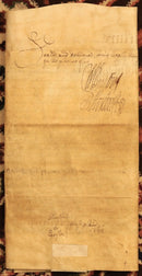 1712 Indenture Conveyance English Legal Document Manuscript Vellum Lease 10th-4