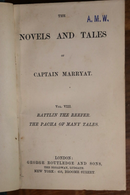 c1876 The Novels & Tales Of Captain Marryat Vol 8 Antique British Fiction Book-2