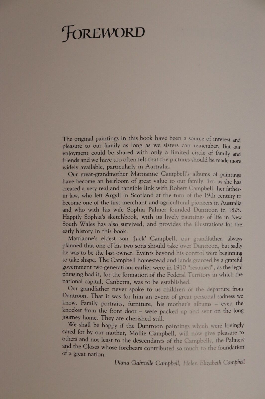 1982 From Sydney Cove to Duntroon 1st Edition Australian Colonial History Book