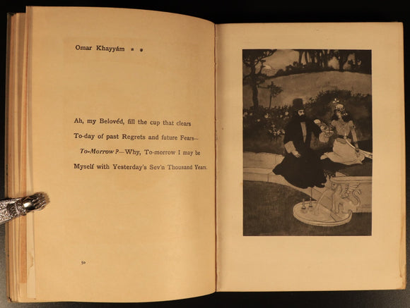 1907 Rubaiyat Of Omar Khayyam Antique Photogravure Series Philosophy Book