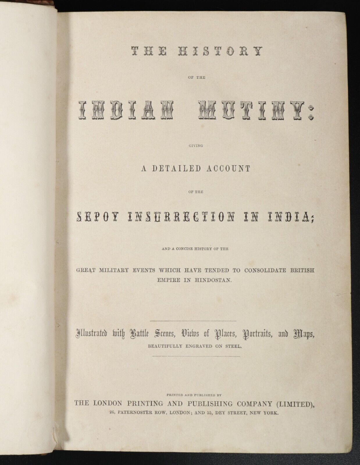 c1858 2vol History Of The Indian Mutiny Antiquarian Military History Book Set