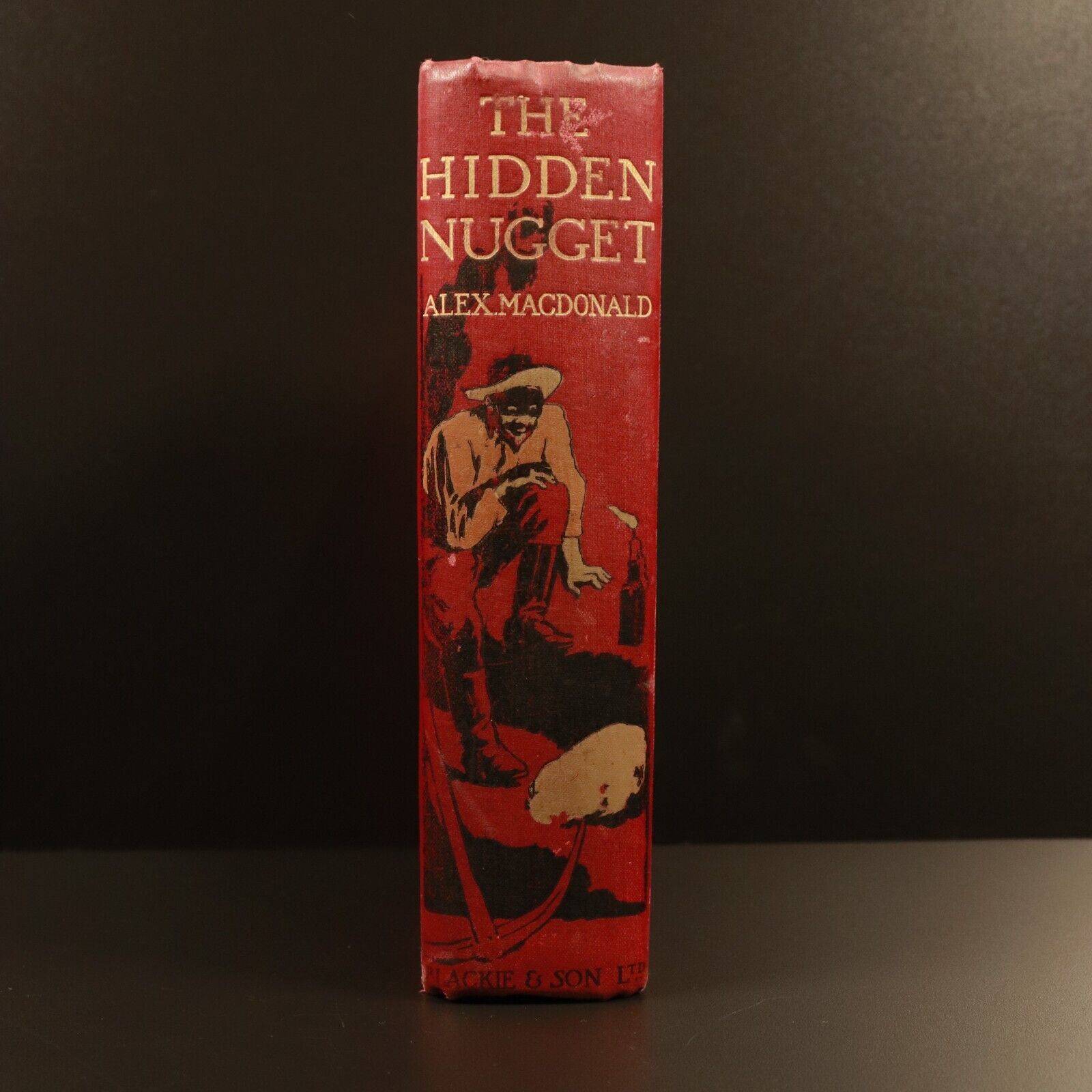 1910 The Hidden Nugget Story Of Australian Goldfields Antique Fiction Book 1st