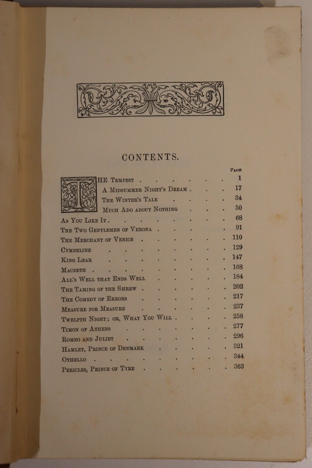 1876 Tales From Shakespeare: Charles & Mary Lamb Antique Literature Book