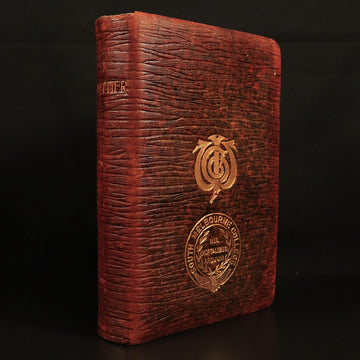 c1905 The Poetical Works Of John Greenleaf Whittier Antique American Poetry Book