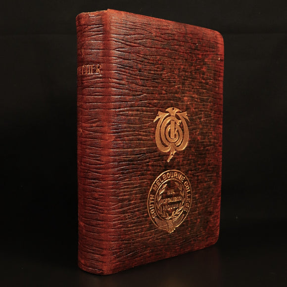 c1905 The Poetical Works Of John Greenleaf Whittier Antique American Poetry Book