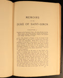 Memoirs Of Louis XIV & Regency 3vol Set 1901 Antique French Royal History Book-14