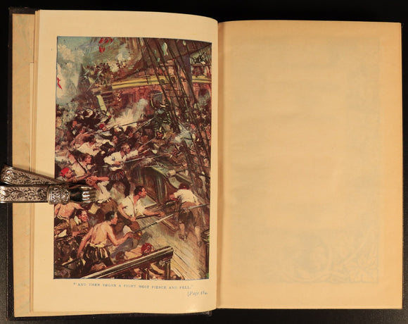 Westward Ho! by Charles Kingsley 1919 Antique British Fiction Book Leather
