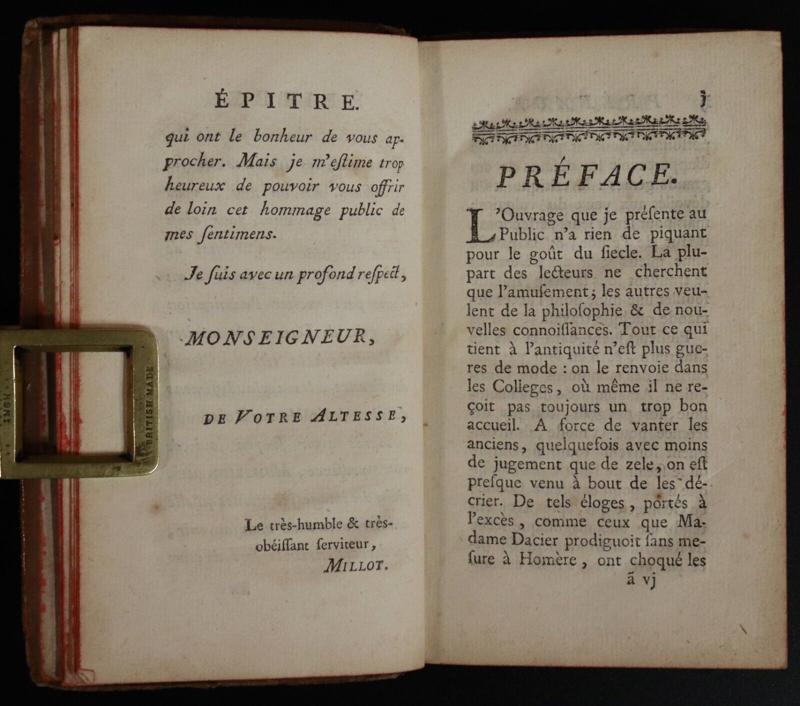 1764 Harangues D Eschine Et De Demosthene by M. Millot French Antiquarian Book