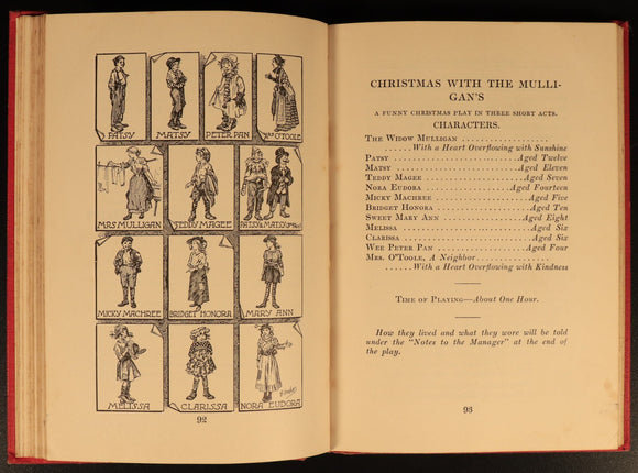 1917 White Christmas & Other Christmas Plays Walter Ben Hare Drama Theatre Book