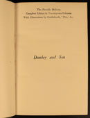 c1930 Dombey & Son by Charles Dickens Antique British Fiction Book Fireside-5