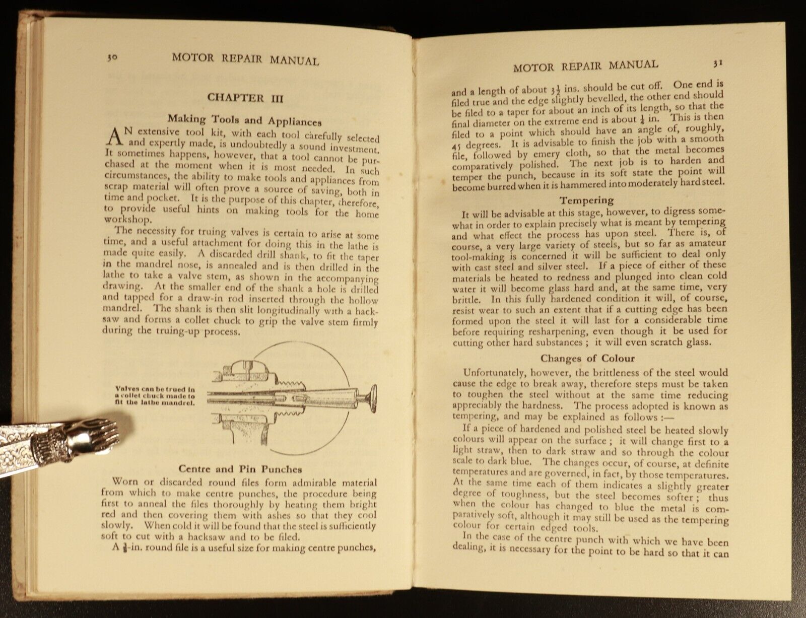 c1910 The Motor Repair Manual 9th Edition Antique Automotive Book Temple Press