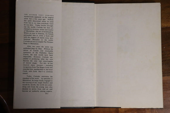 1968 13 Steps To Mentalism 1st Edition Psychic Phenomena & Magic Book Occult