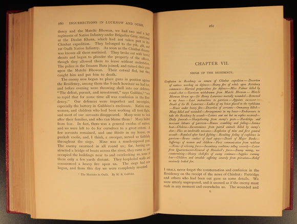 Recollections Of My Life Joseph Fayrer 1900 British India Antique History Book