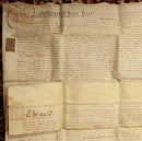 1772 Indenture Conveyance British Legal Document Manuscript Vellum Wax Sealed-2
