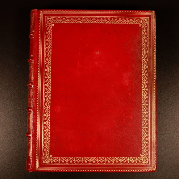 c1874 Maclise's Portrait Gallery Literary Characters Antique Literary Art Book