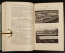 c1934 Design & Construction Of Concrete Roads Antique Architecture Book-6