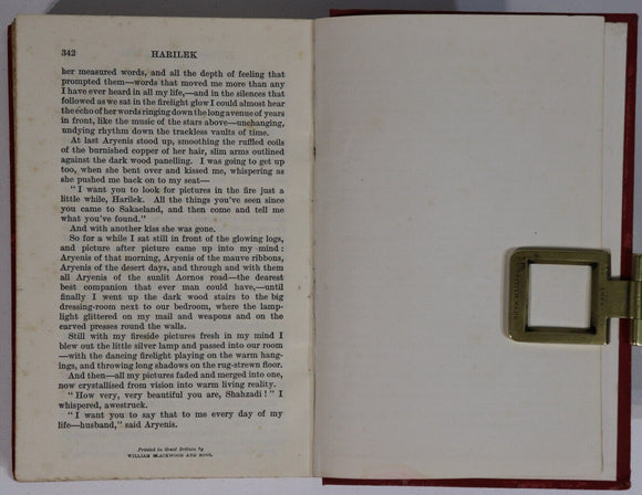 1923 Harilek: Romance Of Central Asia by Ganpat Antique Fiction Book Literature