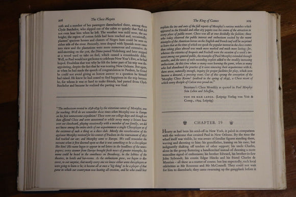 1961 The Chess Players by FP Keyes 1st Edition Vintage Literature Book