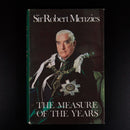 1970 Measure Of The Years by Robert Gordon Menzies Australian History Book-7