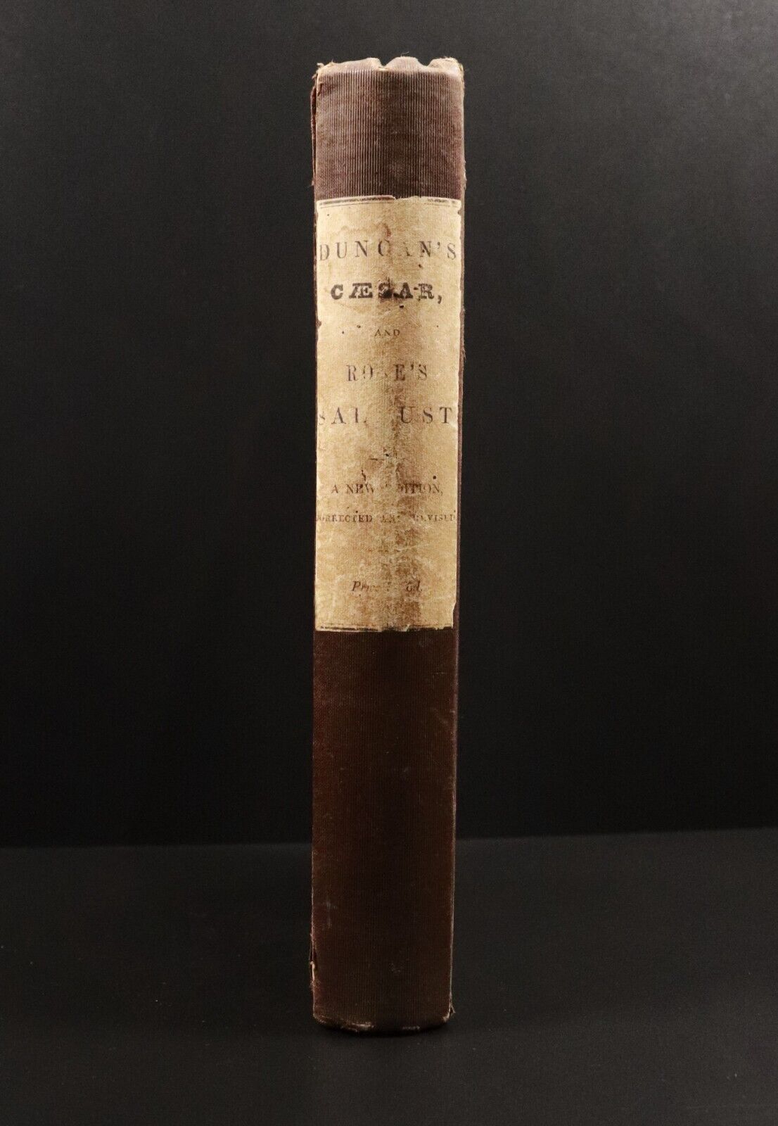 1832 Commentaries Of Caesar & Roman Art Of War Antiquarian History Book Catiline