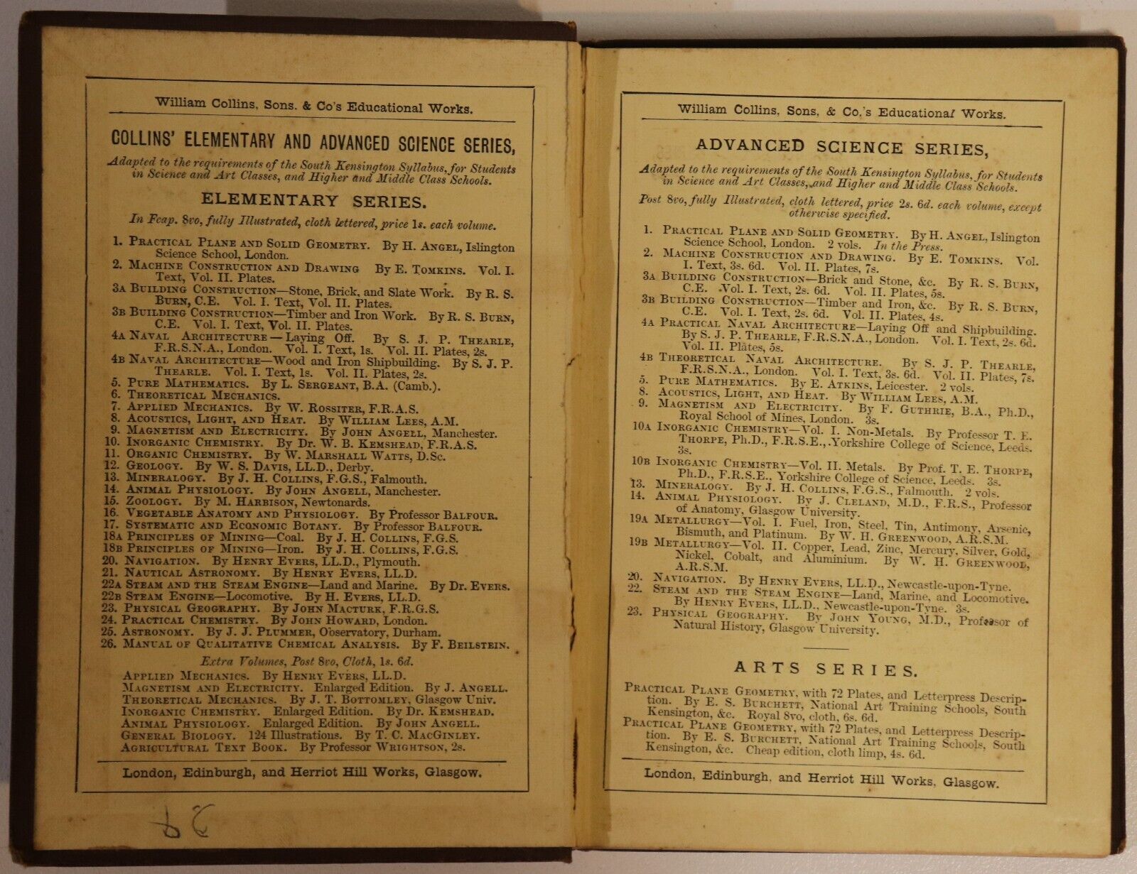 1878 The General Principles Of Mineralogy by JH Collins Antique Science Book