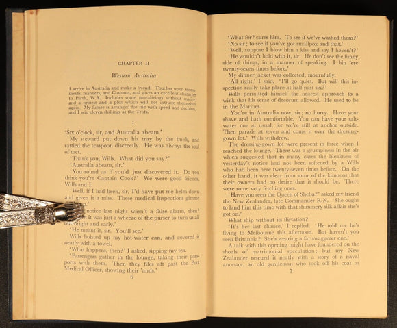 Cobbers by Thomas Wood 1938 Antique Australian History Book England To Tasmania