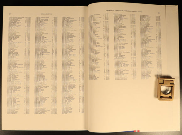 Royal Service by P Galloway Limited Edition Military Medal Reference Book